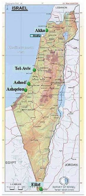 Israel Climate Zones Map