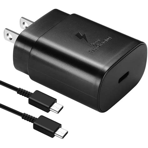 Samsung 25W USB-C Wall Charger + USB-C to USB-C Cable Bundle - Tanga