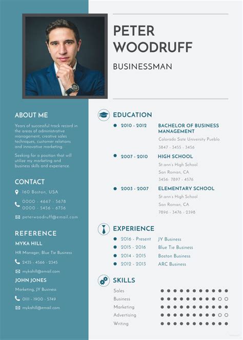 Sample Resume Format In Word - Free Samples , Examples & Format Resume ...