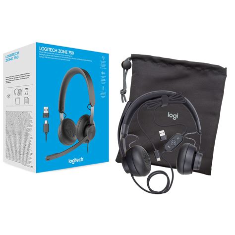 Logitech Zone Wired Noise Cancelling Headset, Certified for Microsoft ...