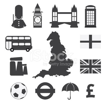 Set Of England Symbol Icons Stock Photo | Royalty-Free | FreeImages