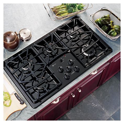 GE Profile 36-Inch 5-Burner Gas Cooktop (Color: Black) at Lowes.com