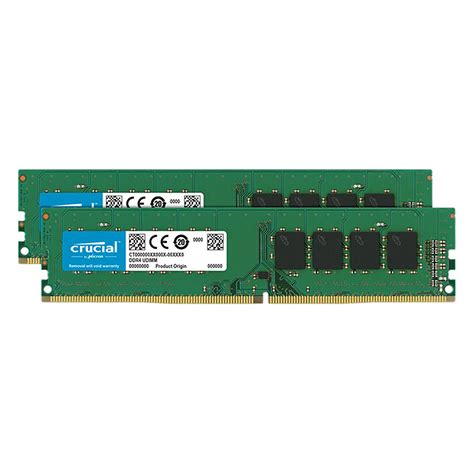 Crucial DDR4 32 GB (2 x 16 GB) 2666 MHz CL19 Dual Rank X8 - Memoria PC ...