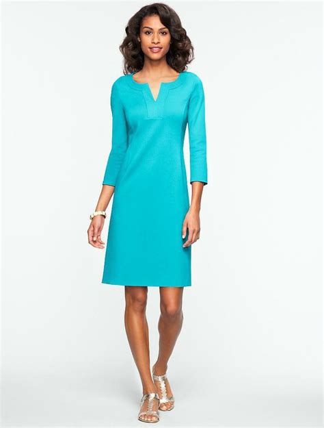 Talbots Summer Dresses #summer | Comfortable work dress, Cruise dress, Ponte dress