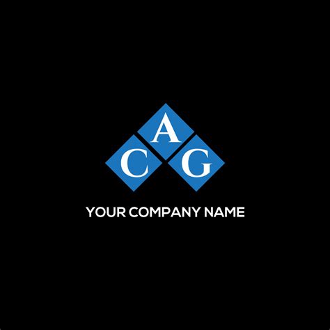 CAG letter design.CAG letter logo design on BLACK background. CAG ...