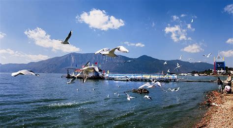 Kunming Dianchi Lake Scenic Area,Dianchi Lake Scenic Area Kunming China ...