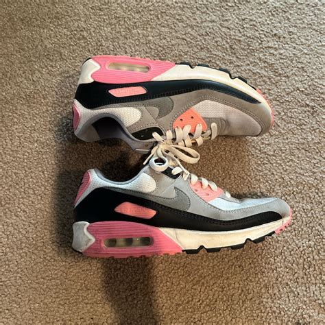 Pink Nike air max 90’s from 2020 Valentine’s Day... - Depop