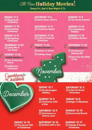 Hallmark Channel's Countdown to Christmas 2023 Preview - 31 New Movies