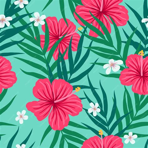 Free Vector | Flat design hawaiian shirt pattern