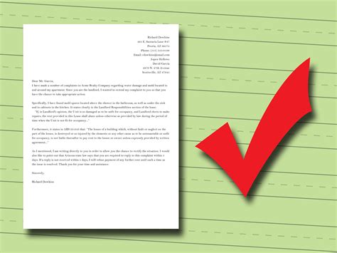 How to Write a Complaint Letter to Your Landlord -- via wikiHow.com Business Letter Format ...