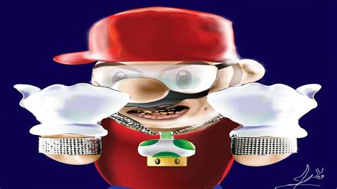 Gangster Mario Wallpaper