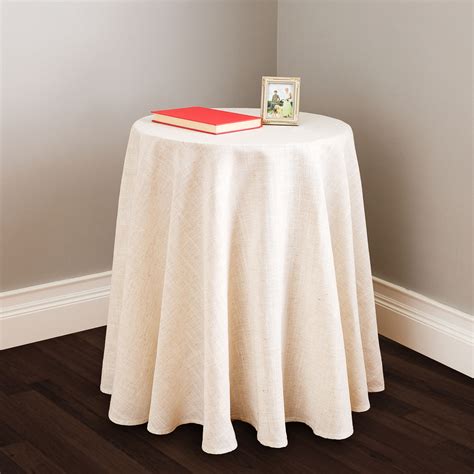 Essential Home Chesney Tablecloth – Linen 70" Round