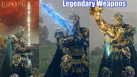 Elden Ring - All Legendary Weapons Showcase - New World videos