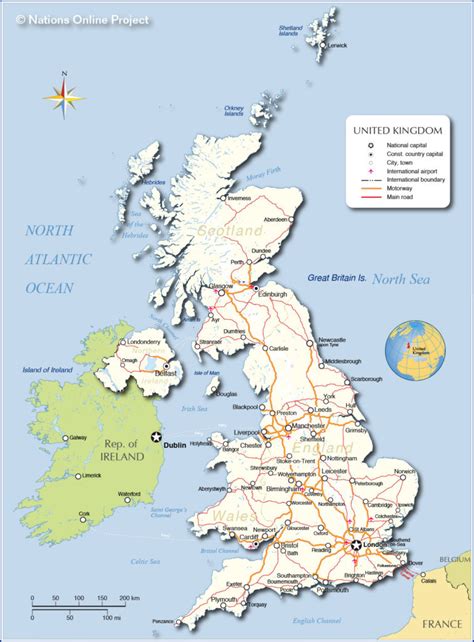 What countries border UK | How many countries border UK