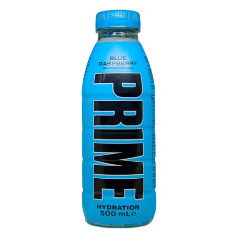 Prime EU Blue Raspberry (500 ml) - Tasty America - Amerikansk slik ...