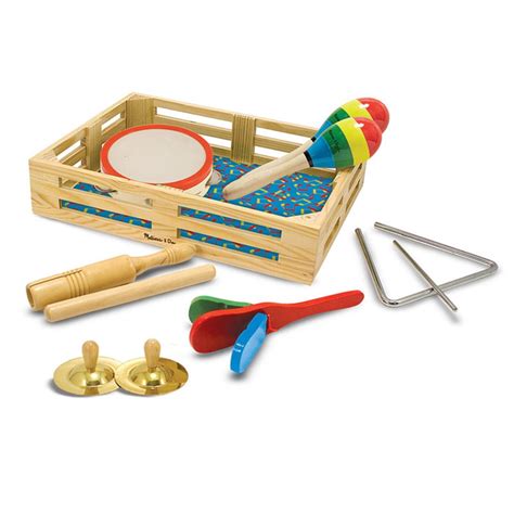 Band-in-a-Box - Clap! Clang! Tap!, 10 Pieces - LCI488 | Melissa & Doug | Instruments