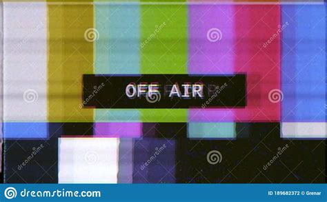 VHS SMPTE Color Bars Off Air Stock Illustration - Illustration of display, error: 189682372