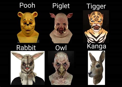 Winnie the Pooh Blood and Honey Masks by Woodlandsplit15 on DeviantArt