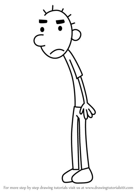 How to Draw Rodrick Heffley from Diary of a Wimpy Kid (Diary of a Wimpy ...