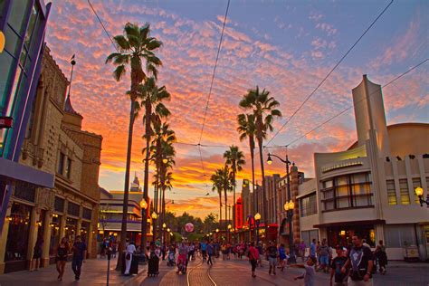 Sunset on Hollywood Boulevard - Disney's California Advent… | Flickr