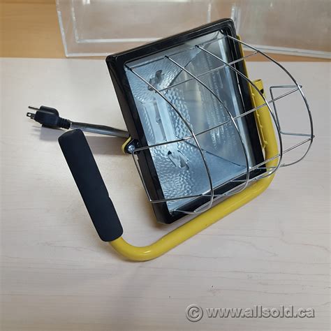 500W Portable Halogen Yellow Construction/Work Light - Allsold.ca - Buy ...