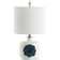 Charlton Home® Nivens 18.3" White/Blue Table Lamp & Reviews | Wayfair