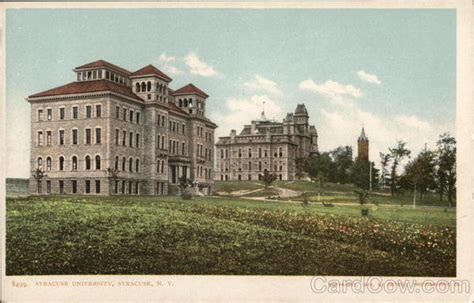 Syracuse University New York Postcard