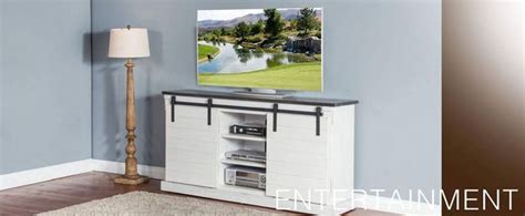 Sunny Designs™ European Cottage 65" TV Console with Barn Door | Lichti ...