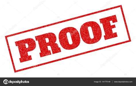 Proof Rubber Stamp Stock Vector by ©tatyana.sibcode.com 141775146