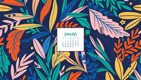 FREE January 2019 desktop wallpaper calendars – 10 design options!