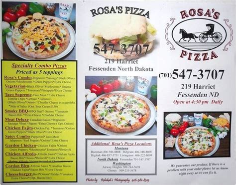 ROSA'S PIZZA, Fessenden - Restaurant Reviews, Photos & Phone Number - Tripadvisor