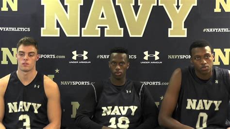 Navy Basketball Media Day 2015-16 Players - YouTube