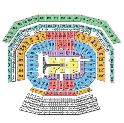 Levi’s Stadium Seating Plan - Seating plans of Sport arenas around the ...