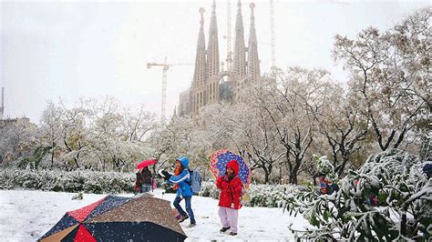 Las Fotos Mas Alucinantes: barcelona vs nieve