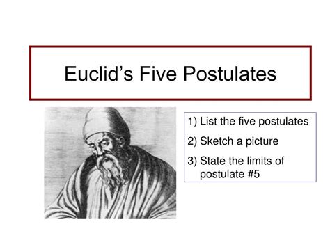 PPT - Euclid’s Five Postulates PowerPoint Presentation, free download ...