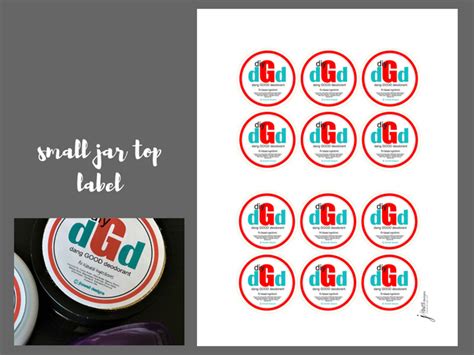 PRINTABLE diy DEODORANT labels - PDF, Silhouette, JPG - You Make It Simple