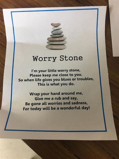 Worry Stone Poem