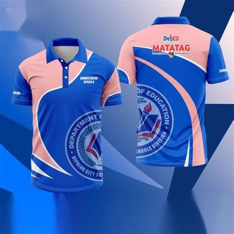 full sublimation polo shirt design for DepEd - Schools Division of Dipolog City | Lazada PH