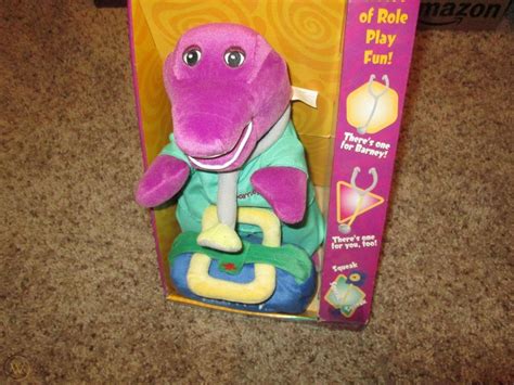 Barney Doctor Playtime Barney Plush Doll Figure New with accessories ...