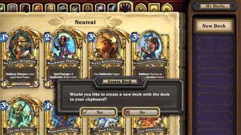 How to use Deck Codes in Hearthstone | Import & Export | Hearthstone ...