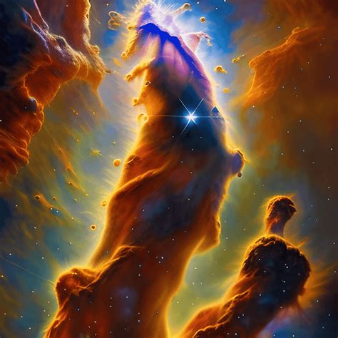 The Pillars of Creation 3D Graphic · Creative Fabrica