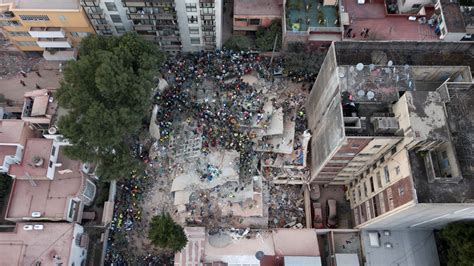 Drone footage shows devastation after Mexico City earthquake - ABC7 New ...