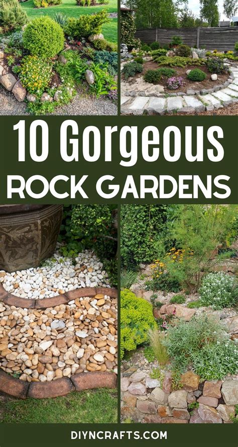 10 Gorgeous And Easy DIY Rock Gardens | River rock garden, Easy garden ideas landscaping, Easy ...