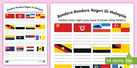 Bendera Malaysia atau Jalur Gemilang - Twinkl