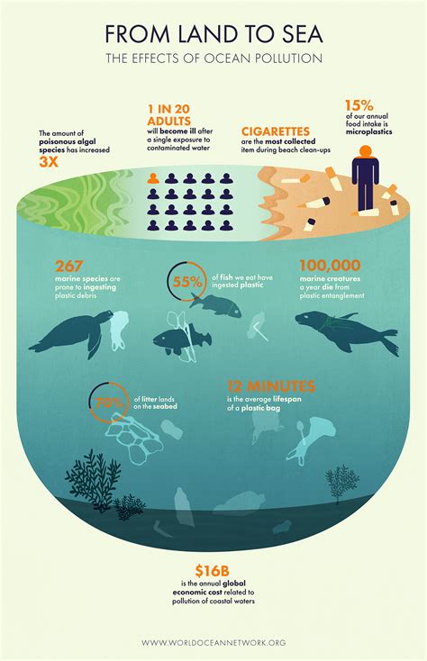 From Land to Sea: The Effects of Ocean Pollution :: Behance