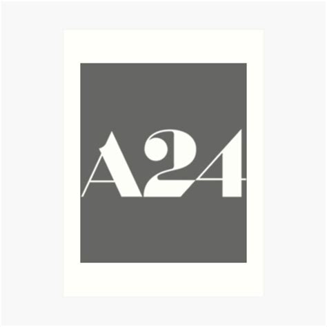 "A24 - Official Logo" Art Print for Sale by Battaglia570191 | Redbubble