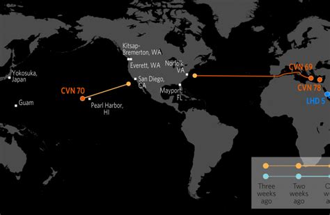 U.S. Naval Update Map: Nov 2, 2023