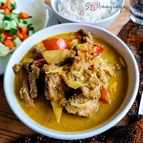 Tongseng: Braised Meat in Spicy Coconut Milk - So Yummy Recipes