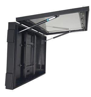 outdoor tv enclosure waterproof cabinet stand on wheels flat screen box ...