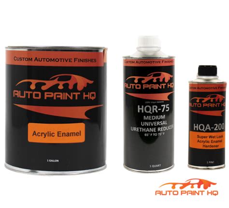 High Gloss Organic Orange Gallon Acrylic Enamel Car Auto Paint Kit ...